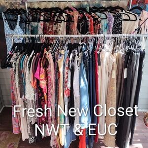 Fresh Closet Full Of Vibrant Jumpsuits, Maxi Dresses, Tops & Bottoms NWT/EUC